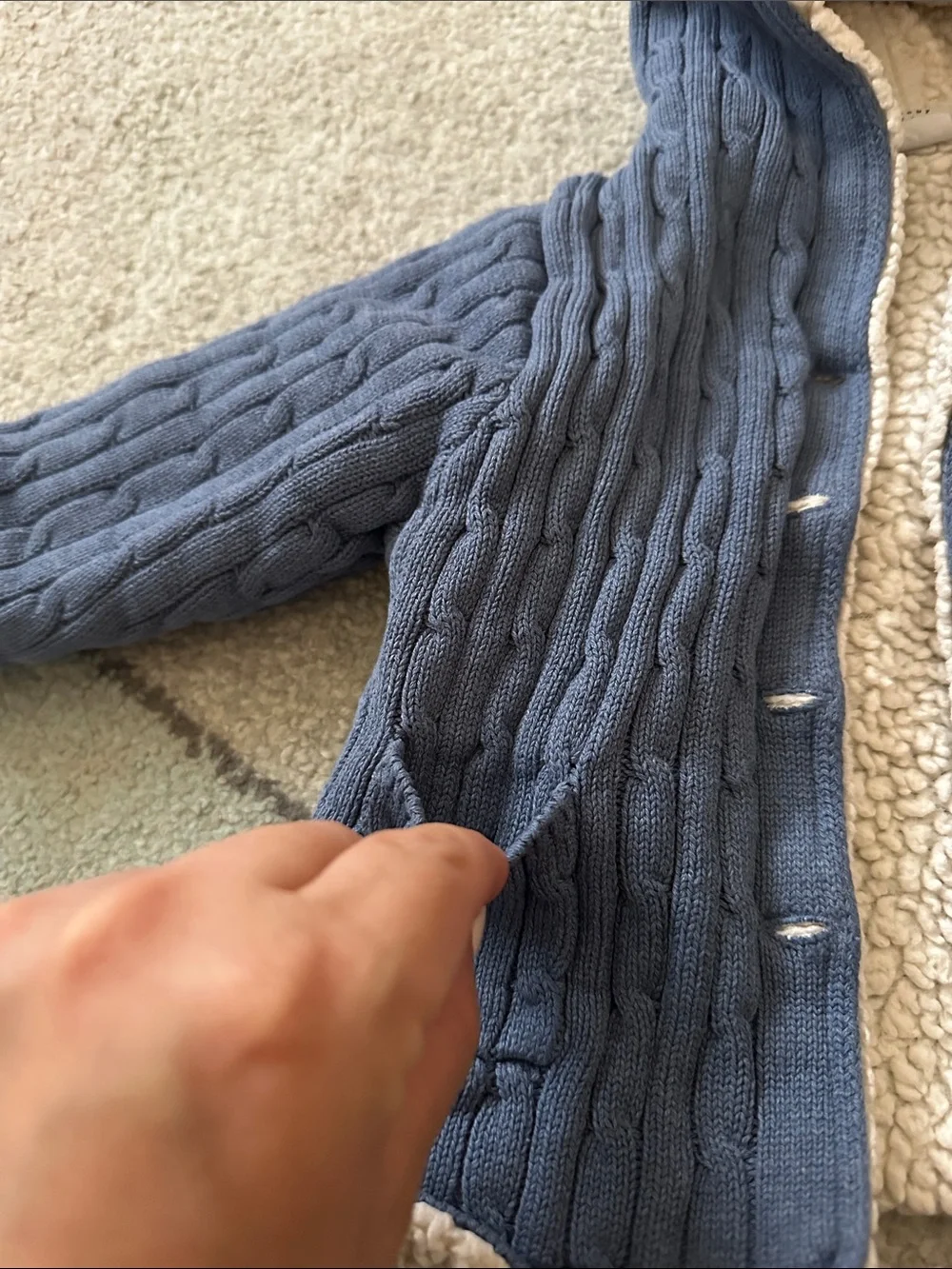 Baby boys warm sweater/jacket